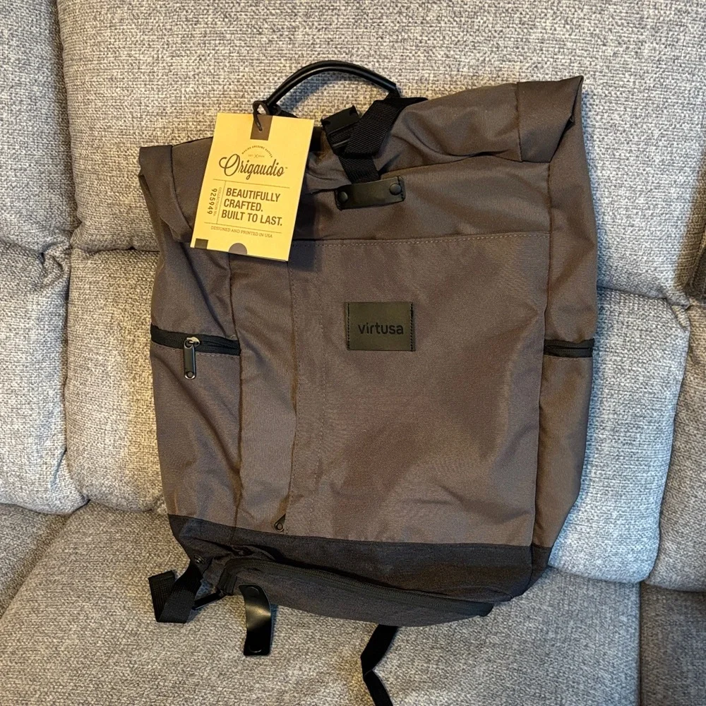 Virtusa men’s Brown laptop Backpack